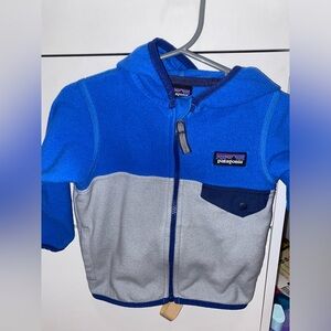 Baby Patagonia Micro Snap-T Hooded jacket